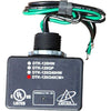 Ditek DTK-120/240CM+ surge protection device mounted on electrical panel with cables and wiring in a professional setting