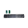 Ditek DTK-RM12FPPLUG surge protection device with power plug and indicator lights on a white background