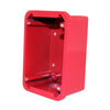Eaton Wheelock MPS-WP backbox mounted on a wall, designed for secure electrical installations by Eaton Wheelock.