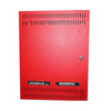 Eaton Wheelock SPB-160 audio unit mounted on a wall, featuring control buttons and connection ports for audio signaling systems.