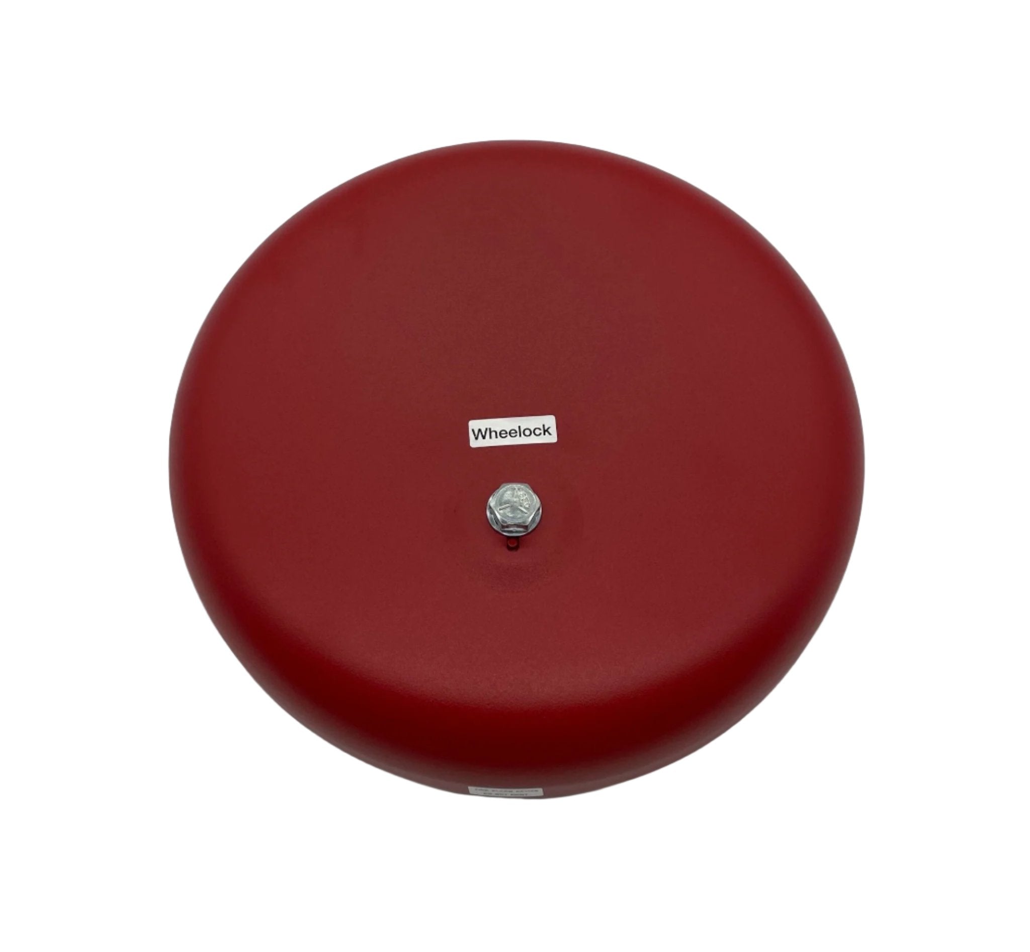 Eaton Wheelock 43T-G10-115-R bell with metal casing and mounting bracket, designed for industrial signaling applications.