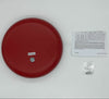 Eaton Wheelock MB-G10-24-R emergency alarm bell with metal housing and mounting bracket, designed for security systems.