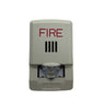 Eaton Wheelock LHSW3 horn strobe alarm device with red horn and clear strobe light for emergency notification.