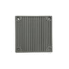 Eaton Wheelock MT4-115-S fire alarm with a red alarm horn and mounting hardware, designed for fire safety systems.