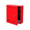 Eaton Wheelock PS-8-LP power supply unit with multiple connection ports, mounted on a white surface.