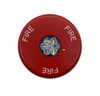 Eaton Wheelock ELSTRC strobe light fixture with clear lens and mounting hardware, designed for emergency signaling.