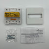 Eaton Wheelock RSSA-24MCC-NW strobe light with clear lens and mounting hardware, designed for emergency signaling.