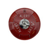 Eaton Wheelock STRC-AL strobe light with aluminum housing, mounted on a wall, designed for emergency signaling.