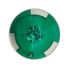 Eaton Wheelock STWC-NG fire alarm with mounting base, white plastic housing, and wiring terminals for emergency notification.