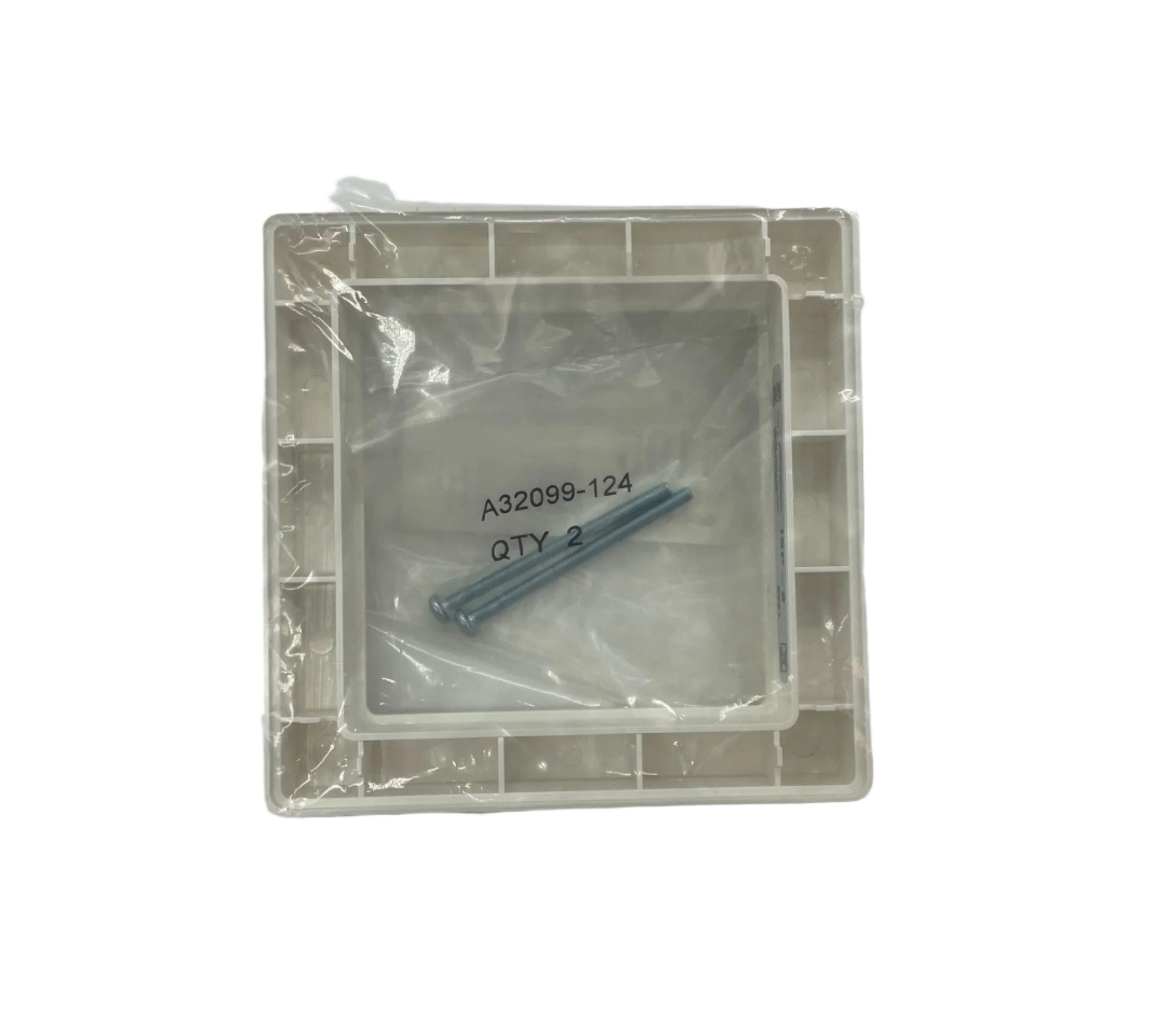Eaton Wheelock ISP2-W fire alarm with red signaling device and mounting hardware, designed for building safety systems.
