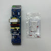 Edwards 3-ZA40B fire alarm sensor with ULC certification, mounted on wall, part of Edwards fire alarm system in a building.