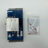Edwards 3-ZA95 fire alarm sensor with electronic components and wiring, part of Edwards fire alarm system.