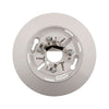 Edwards SIGA-SB4 fire alarm sensor in a ceiling-mounted installation, part of Edwards fire alarm system with sleek white design.