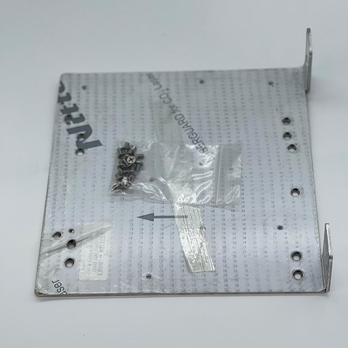 Edwards MN-BRKT2 brackets for Jem Systems, showing sturdy metal brackets with mounting holes for secure installation.