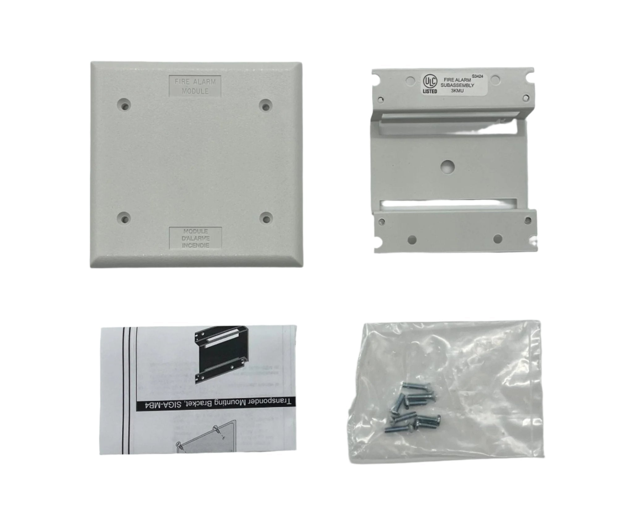 Edwards SIGA-MB4 bracket installed on Jem Systems Canada, showing secure mounting hardware and industrial support structure.