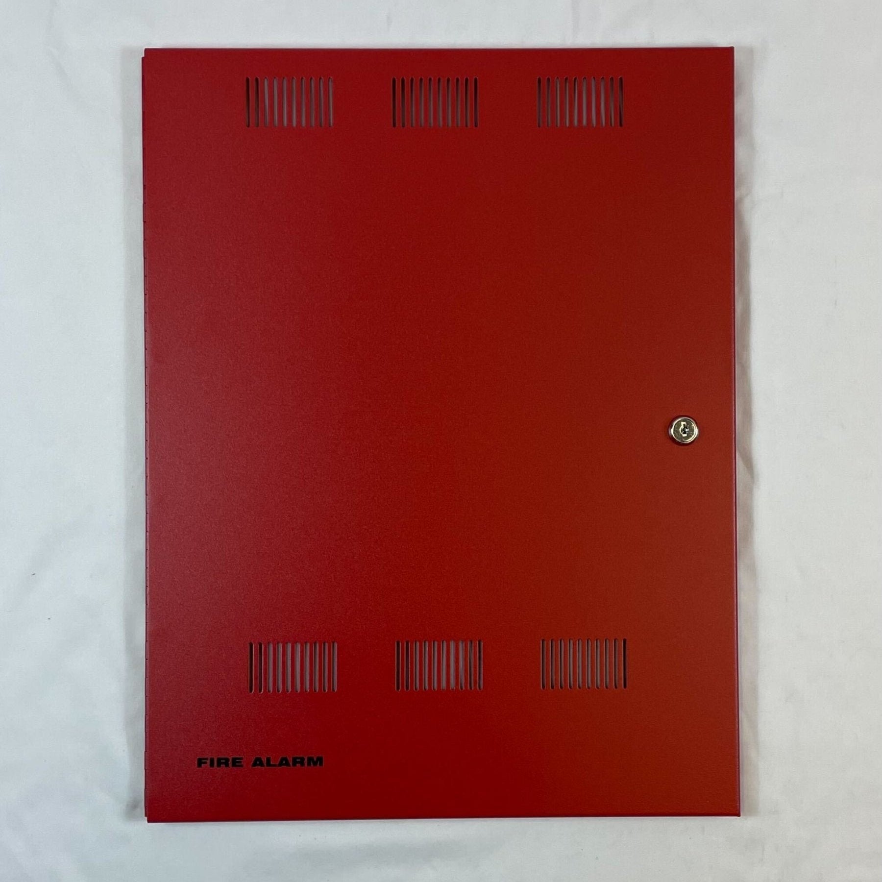 Edwards RACCDR fire alarm device installed on wall, part of Edwards fire alarm system for safety and detection.