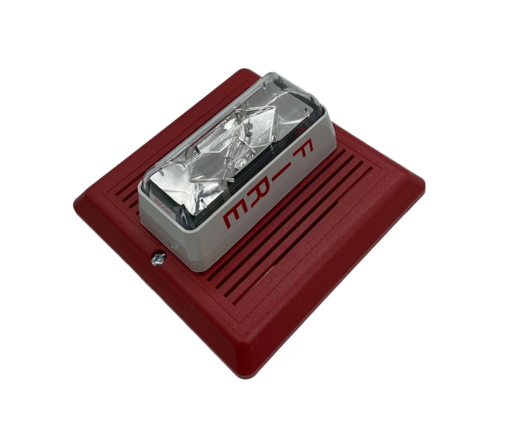 Edwards 757-3A-T fire alarm system sensor with ULC certification, mounted on a wall, showcasing the device's front view.