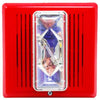 Edwards 757-5A-T fire alarm sensor from the Edwards fire alarm system with a compact, rectangular design and sensor components visible.