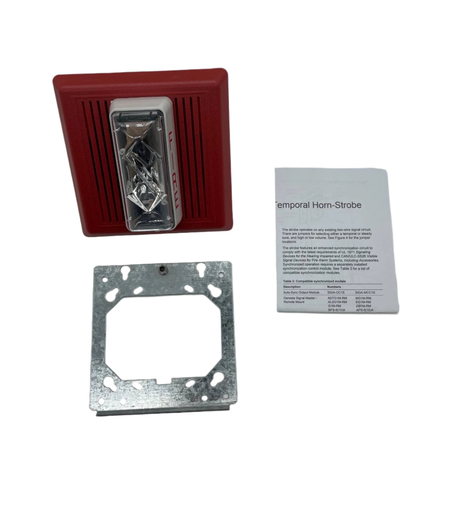 Edwards 757-8A-T fire alarm sensor with system-sensor ULC-ZNAC-PS, mounted on ceiling, in a typical fire alarm system setup
