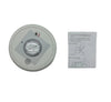 Edwards GC-HDVMH horn strobe alarm device mounted on wall, black finish, used for emergency alert signaling.