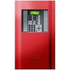 Edwards IO1000R fire alarm sensor mounted on ceiling, part of Edwards fire alarm system for safety and early fire detection