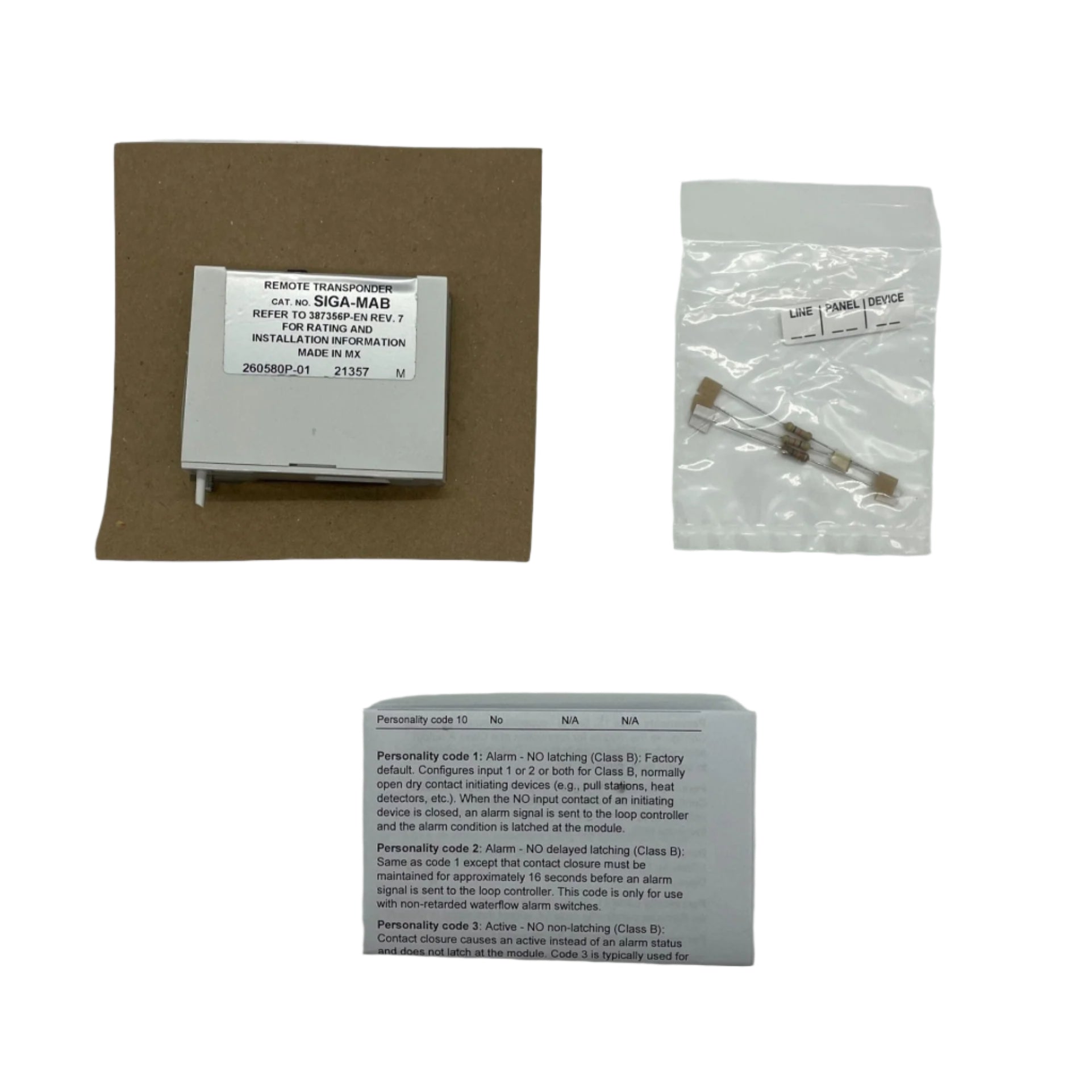 Edwards SIGA-MAB modules from Jem Systems Canada, showing detailed close-up of the industrial components and connectors.