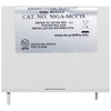 Edwards SIGA-MCC1S safety alarm module with control panel and wiring, used in industrial fire and gas detection systems.