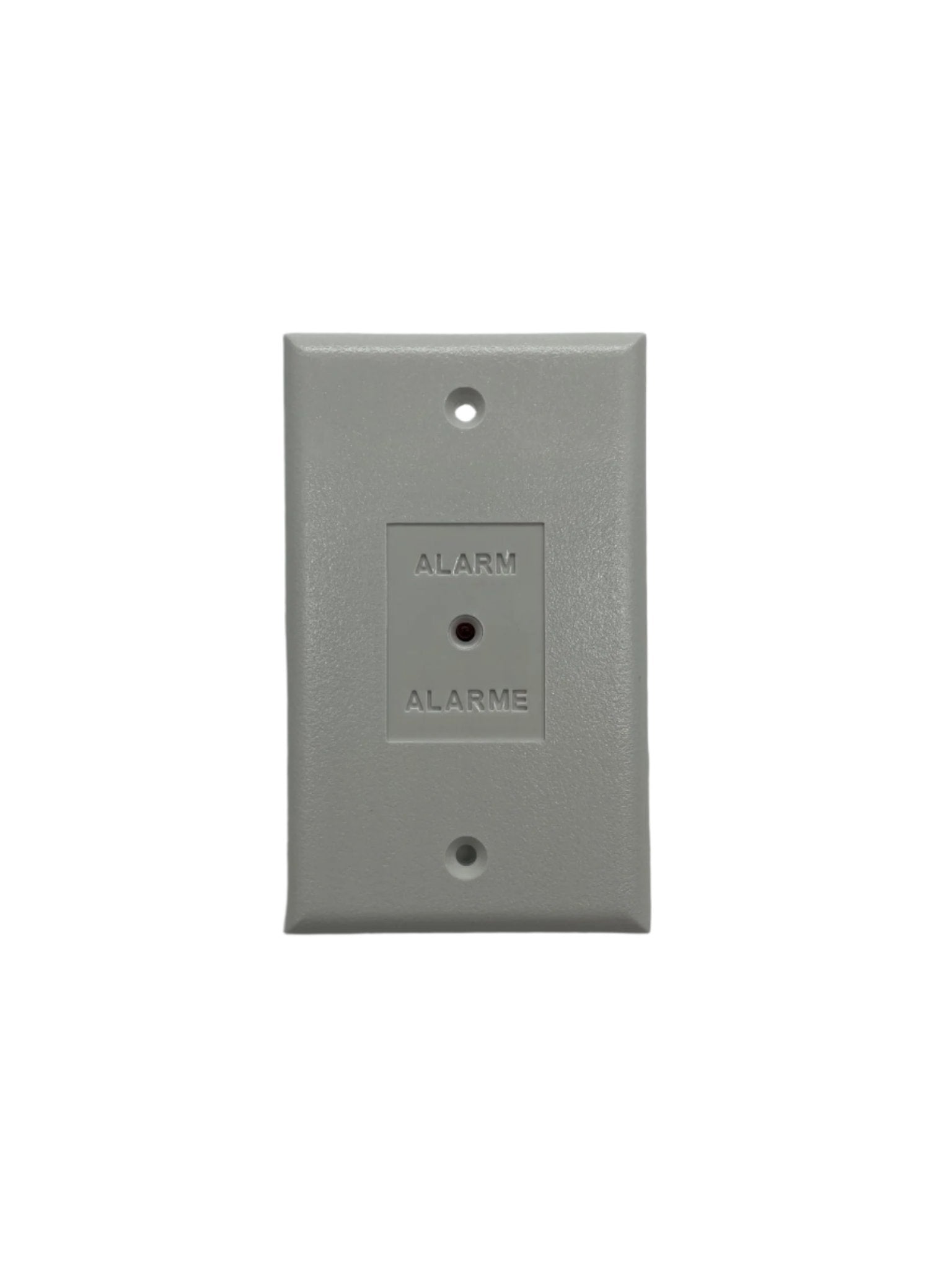 Edwards SIGA-LED fire alarm with LED indicator light, mounted on a ceiling in a building for safety and fire detection.