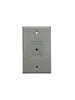 Edwards SIGA-LED fire alarm with LED indicator light, mounted on a ceiling in a building for safety and fire detection.