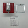 Edwards 757-3A-RS70 speaker strobe light mounted on wall, featuring bright flashing alert for fire safety and emergency signaling