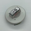Edwards 965-5A-4RW speaker strobe alarm with red housing and clear lens, designed for fire safety alert systems.