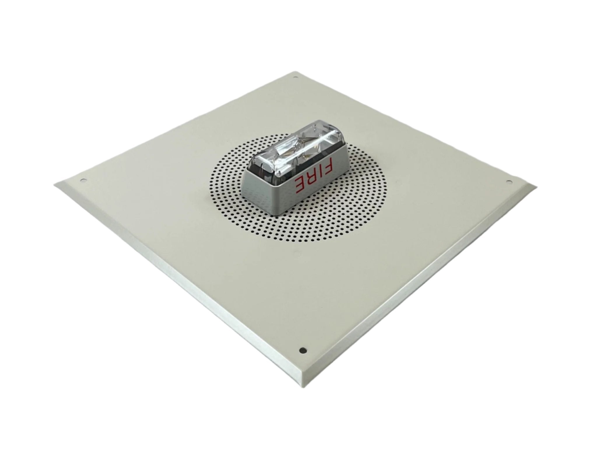 Edwards 965-7A-8SW speaker strobe fire alarm device with bright signaling light and speaker components.