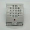 Edwards G4HFWN-S7VMC fire alarm with digital display and sensor, mounted on wall in a commercial setting.