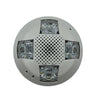 Edwards GCSVWN fire alarm smoke detector with alarm indicator and mounting bracket, designed for safety and reliable fire detection.