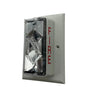 Edwards 203-8A-TW strobe light with adjustable mounting bracket, used for industrial signaling and safety applications.
