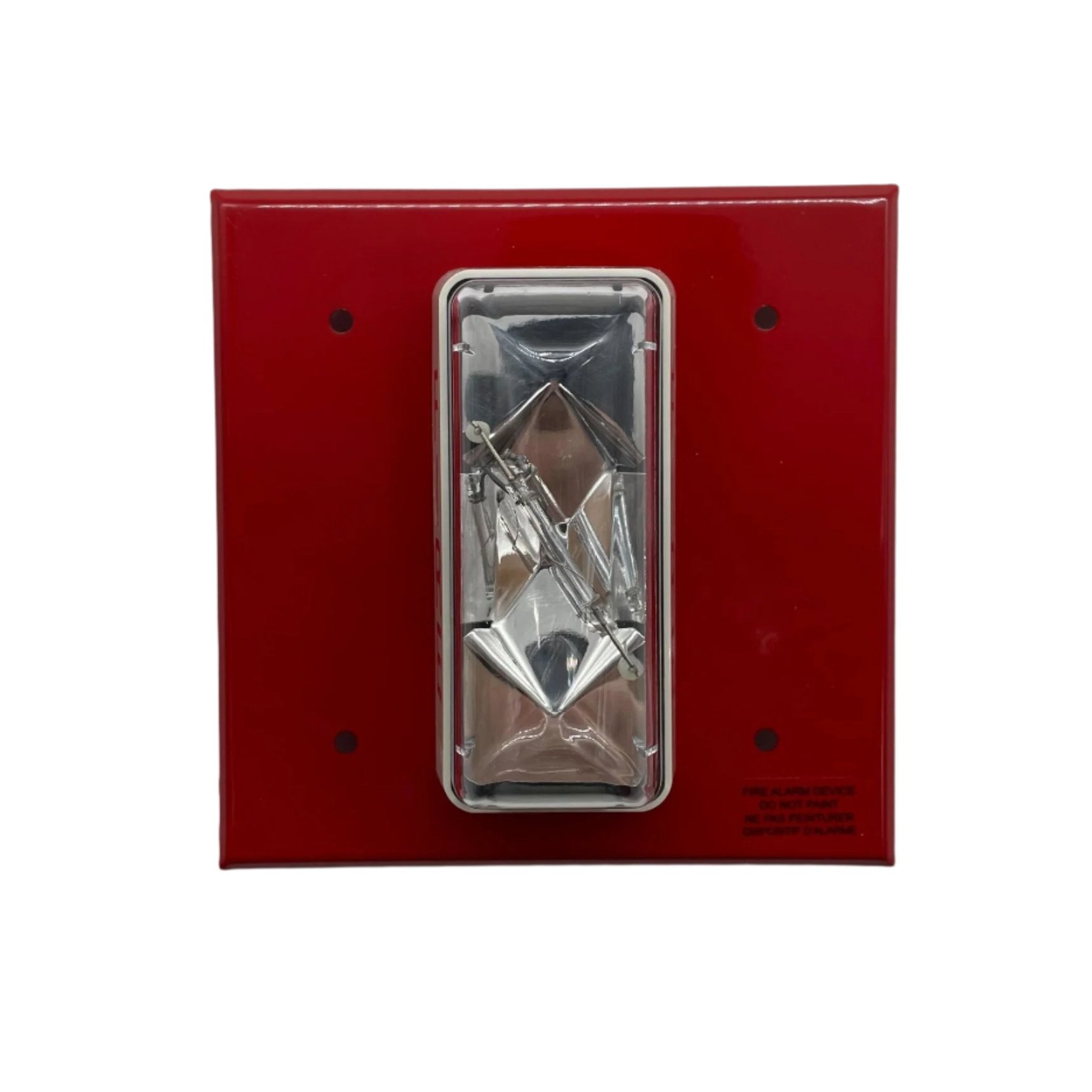 Edwards 405-7A-T fire alarm sensor with ULC certification, mounted on ceiling, part of Edwards fire alarm system.