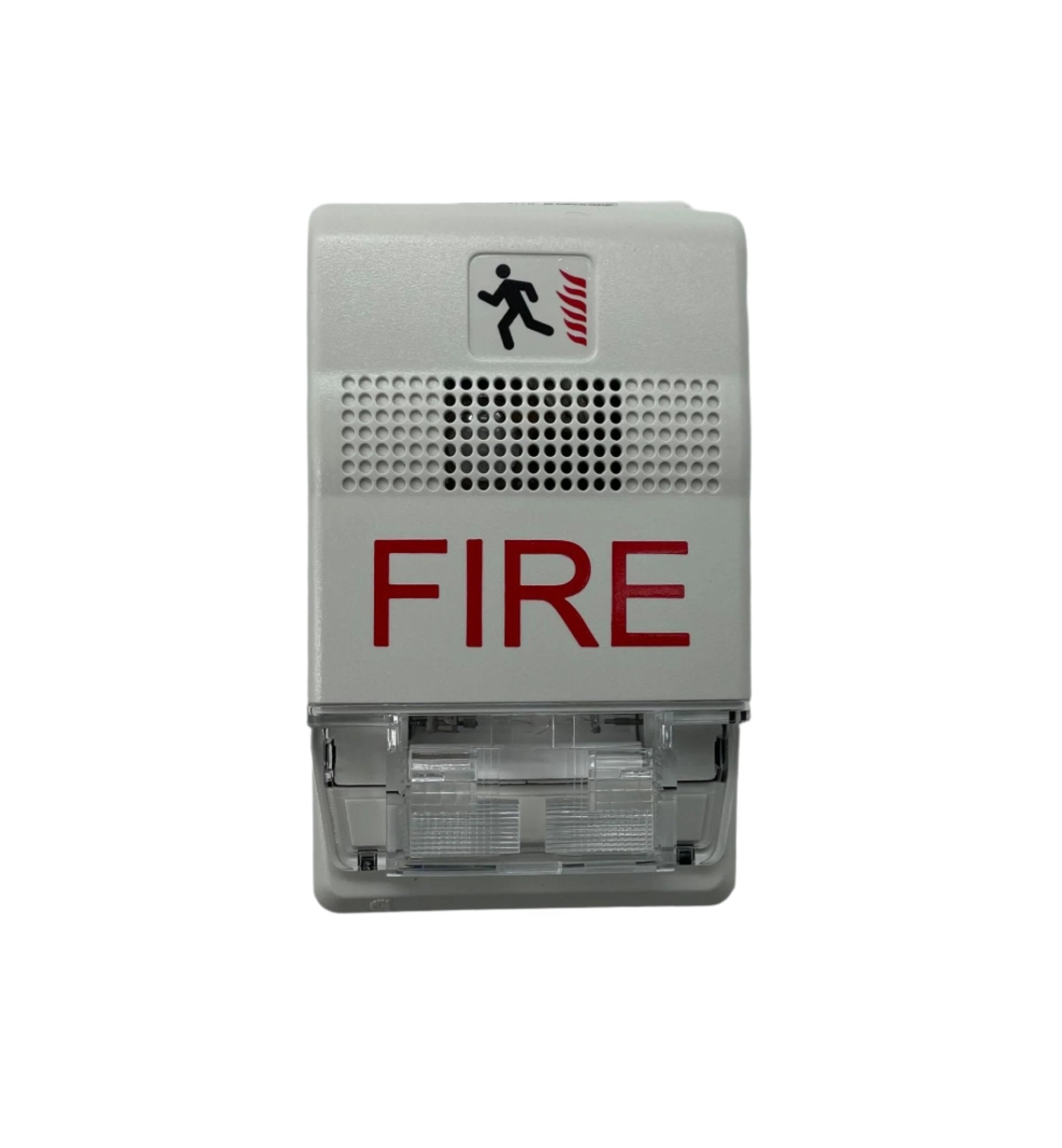Edwards G1F-CVM strobe light with Jem Systems Canada branding, showing the compact, industrial design and control panel.