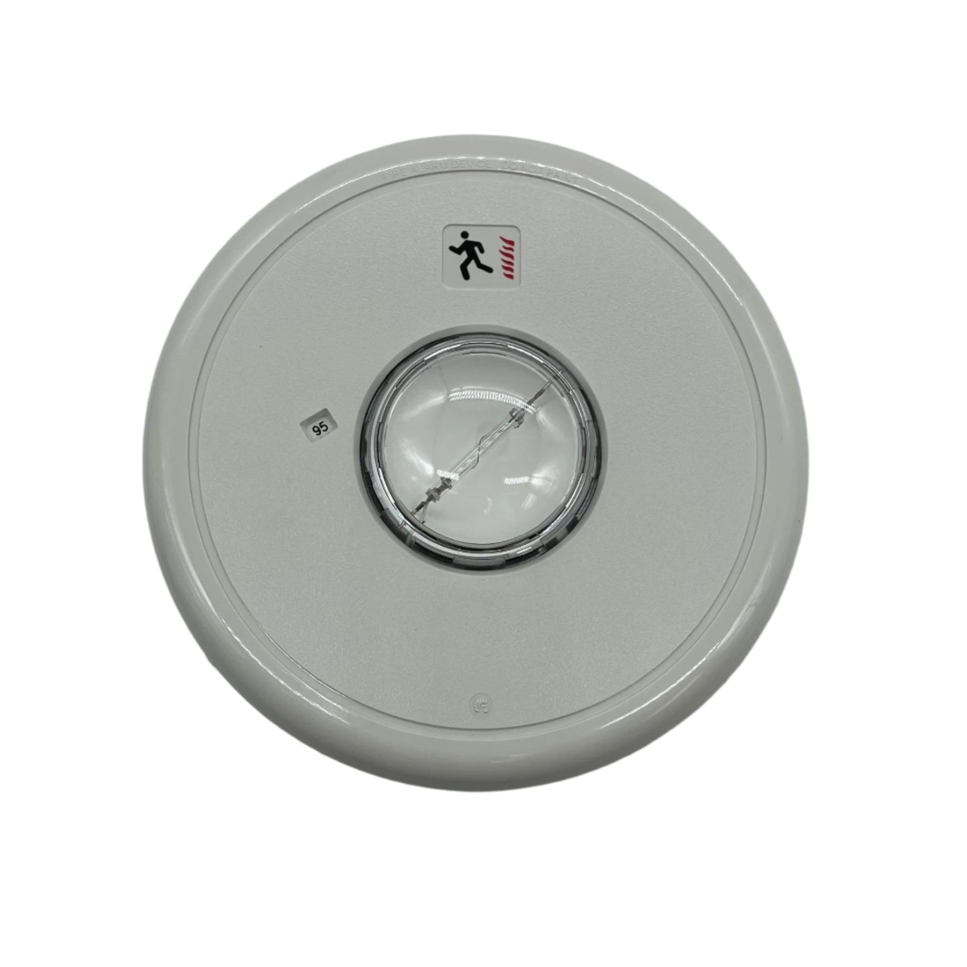 Edwards GC-VMH fire alarm sensor system, ULC listed, mounted on wall, with wiring and detection components visible.
