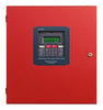 Firelite ES-200X fire alarm control panel with keypad and display, used for fire detection and safety systems.