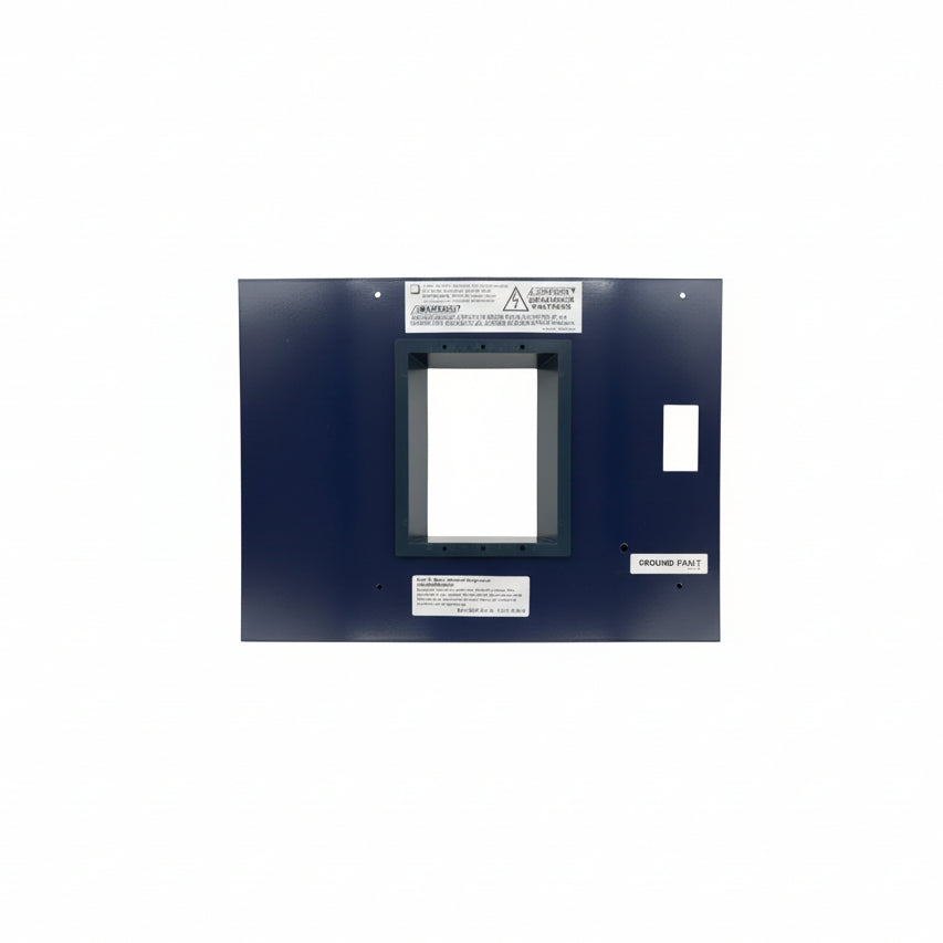 Firelite DP-2 fire alarm control panel with digital display and control buttons, used for building fire alarm systems.