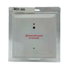Firelite MDF-300 fire alarm control panel mounted on a wall with indicator lights and control buttons.