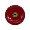 Gentex GB10-120 10-inch fire alarm bell, black metal bell with mounting bracket, used for fire alarm systems.