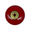 Gentex GB6-120 6-inch fire alarm bell mounted on wall, silver metal construction, used for emergency alert systems