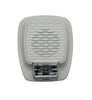 Gentex GHSLF177W horn strobe alarm with white housing and visible wiring for emergency alert systems.