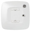 Gentex S220 fire alarm system sensor with white plastic casing and mounting bracket, designed for fire detection.