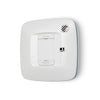 Gentex SR smoke and carbon monoxide detector with relay, 120VAC, mounted on ceiling, designed for safety and early warning.