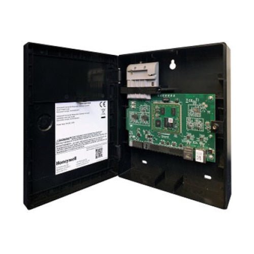 Honeywell HON-CGW-MBB Jem Systems Canada security control panel with digital display and keypad for home security.