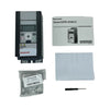Honeywell HVFD2D3B0020 variable frequency drive installed in an industrial setting with control panel and wiring.