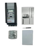 Honeywell HVFD2D3C0020E2 variable frequency drive unit with control panel and wiring for industrial HVAC systems