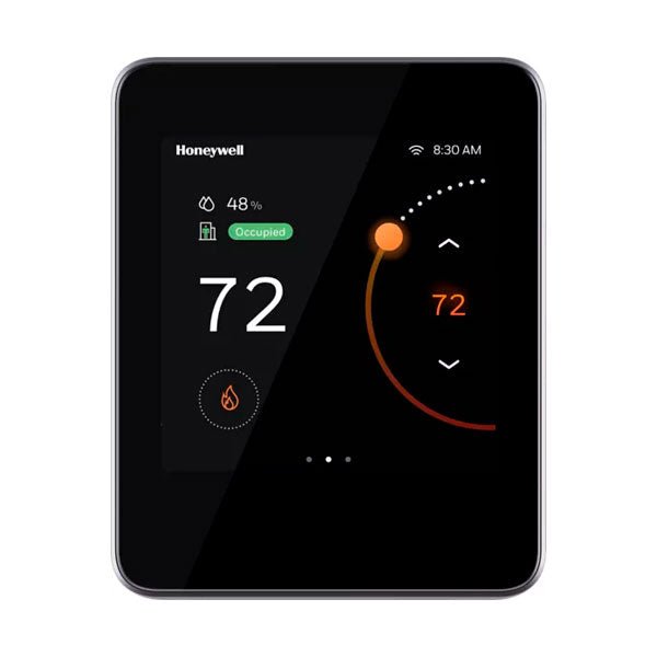 Honeywell TC500A-N industrial thermostat with digital display and control buttons, used for temperature regulation.